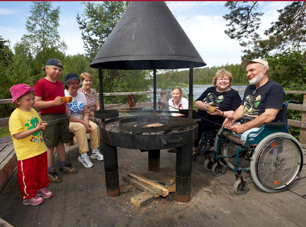 North Karelia project photo outdoor barbecue