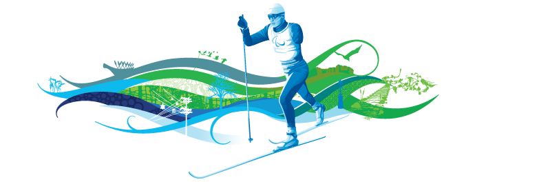 image of paralympic cross-country skier