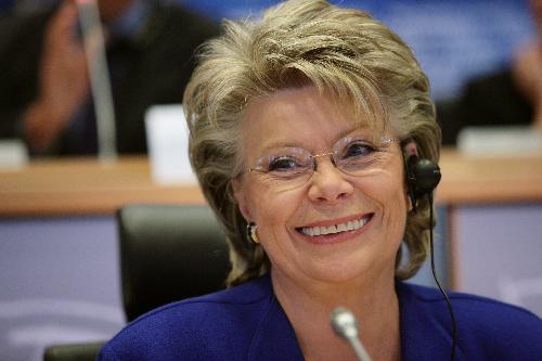 photo of EU Vice-President Vivian Reding 
