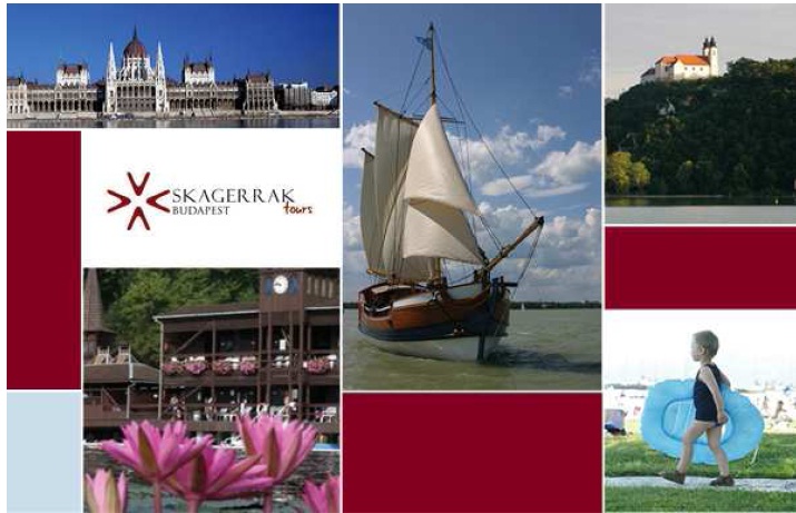 photo collage Skagerak Tours, Lake Balaton