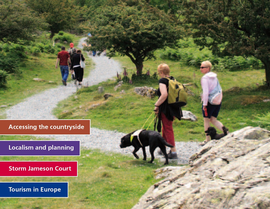 Cover photo walking with guide dog