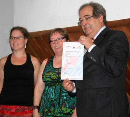 Presentation of accessible tourism certificate in Lousa 