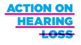Action on hearing loss logo