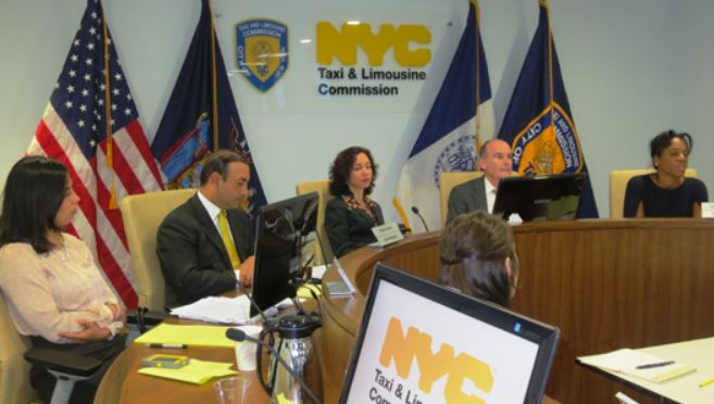 NYC Taxi and Lomousine Commission meeting image