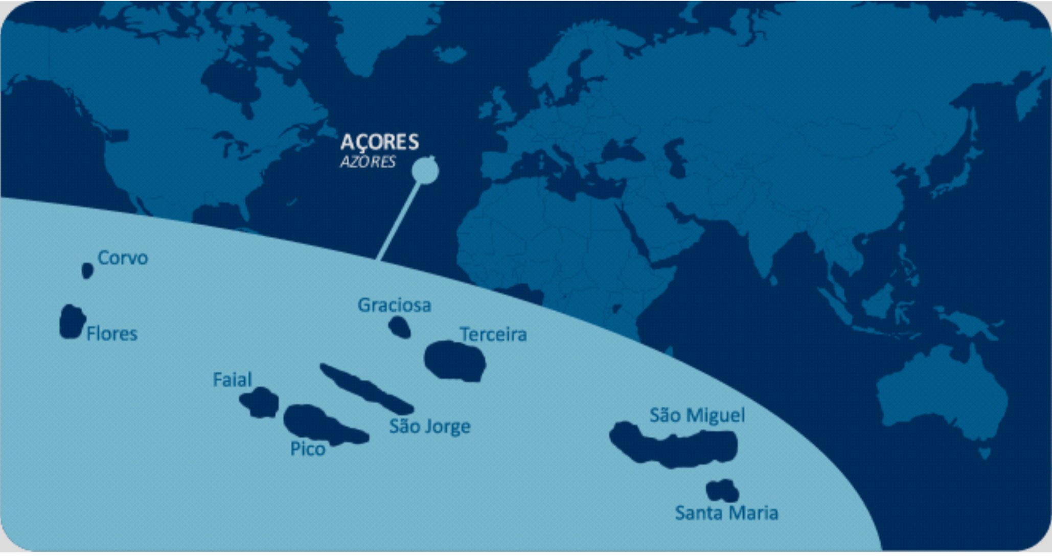 Azores location map