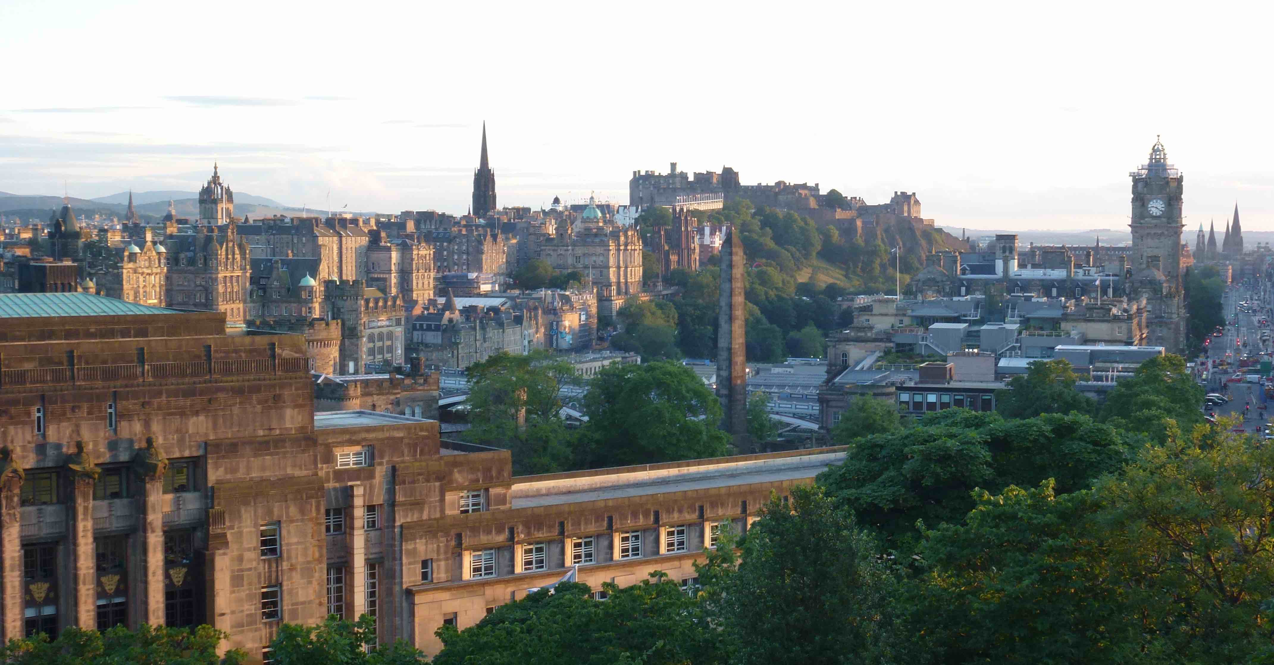 Edinburgh evening view  