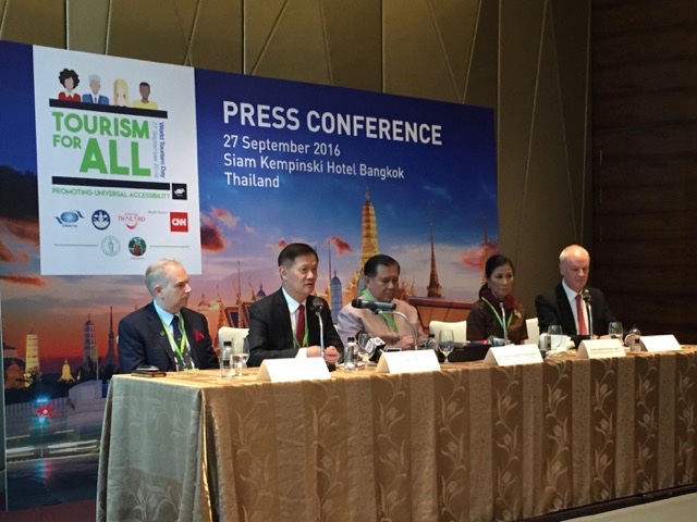 UNWTO Bangkok Tourism for All, Press meeting 2016 