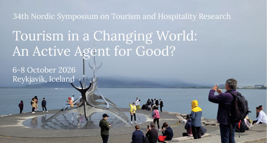 Conference banner image with the "Sin Voyager" steel sculpture on Reykjavík‘s waterfront that resembles a Viking longship