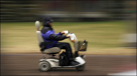 Photo of mobility scooter (BBC)