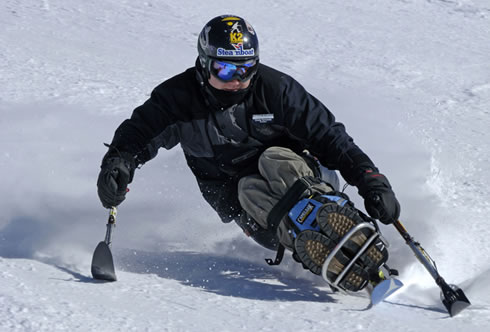 Mono-skier Craig Kennedy, Colorado, USA