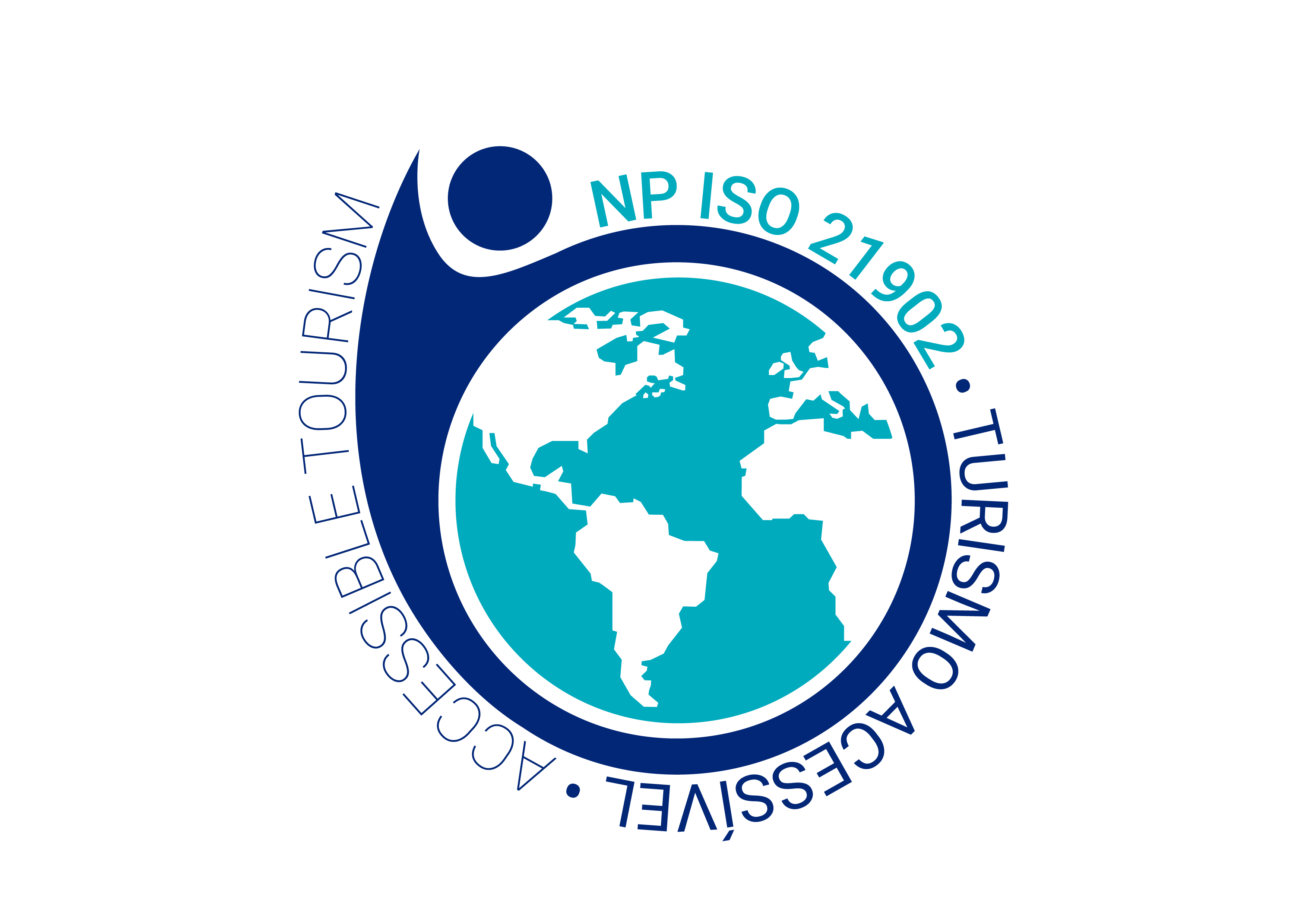 Label of the Portugal national Accessible Tourism for All Certificate based on NP ISO 21902:2022