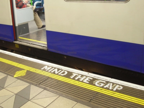 Photo of platform edge - mind the gap