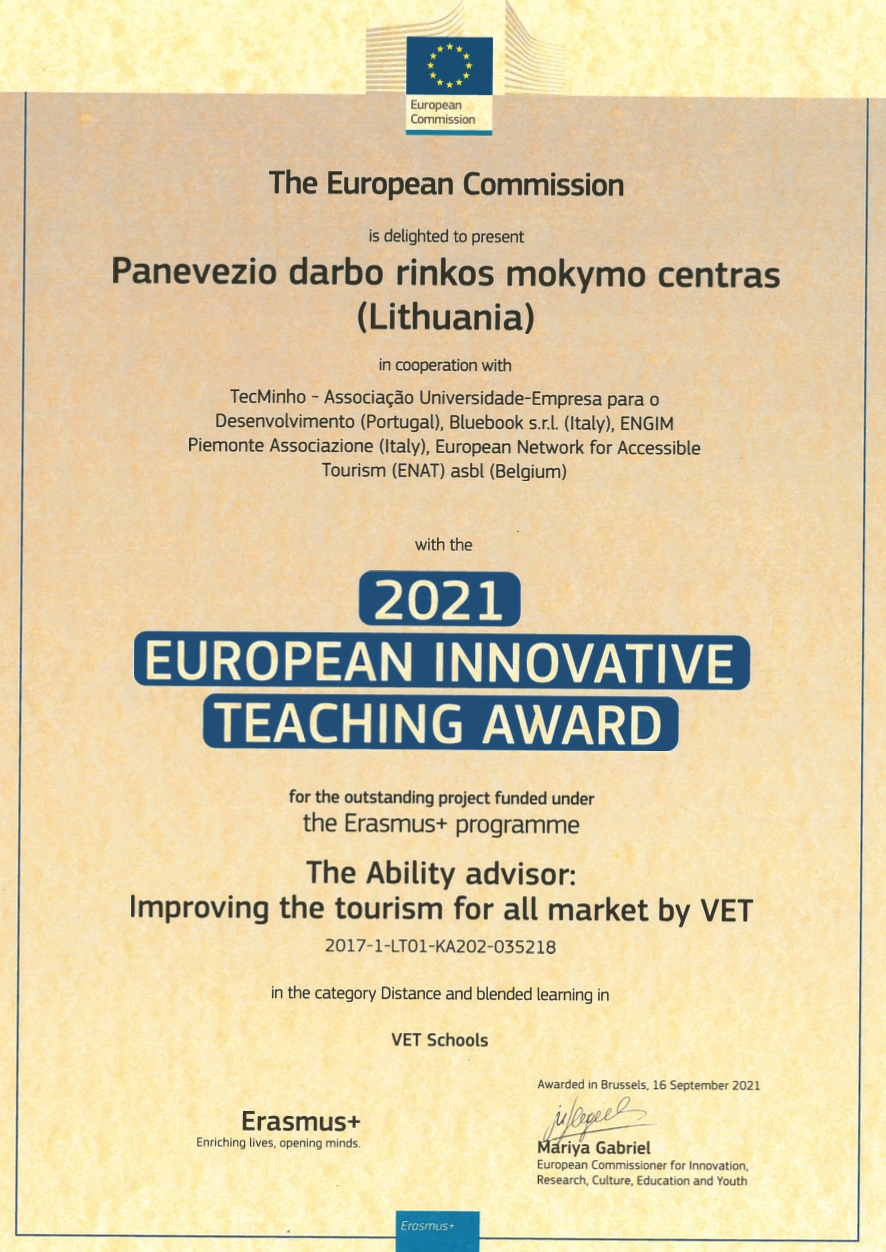 image of TAD-EITA Certificate 