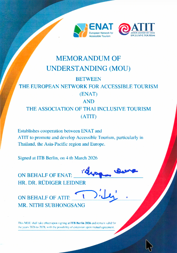 ENAT-ATIT Mou page 1 signed by both parties. 