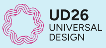 Logo of Universal Design 2026 depicting a Celtic knot circle 