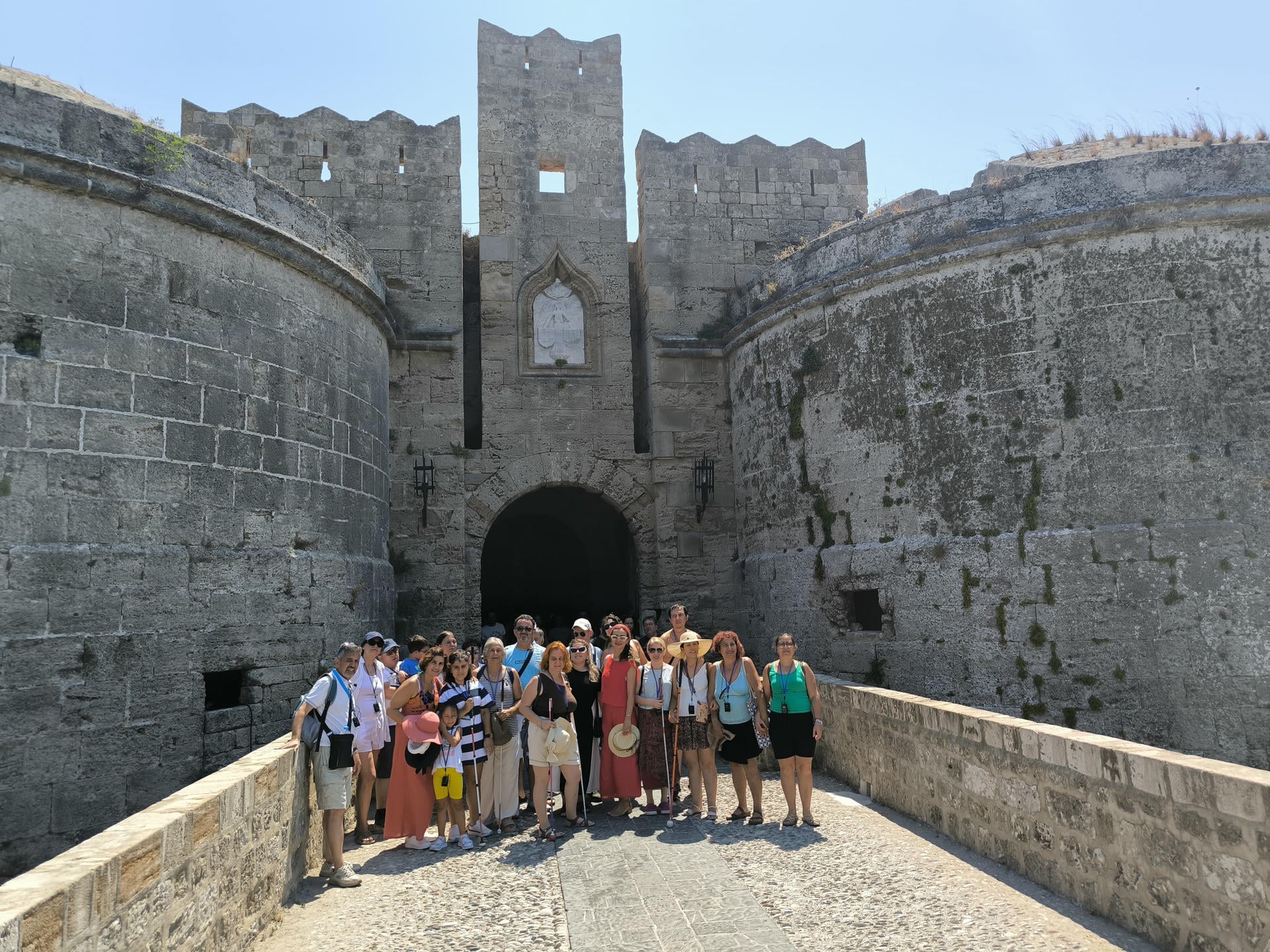The Tourism for Everyone Association visited the Aegean islands of Rhodes, Leros and Samos on a cruise with 550 passengers.